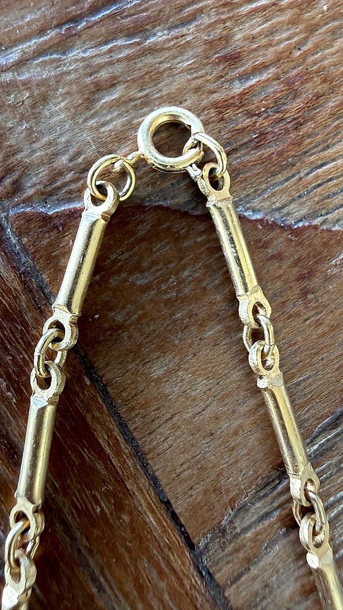 Vintage Millefiori Glass Pendant Necklace photo 3